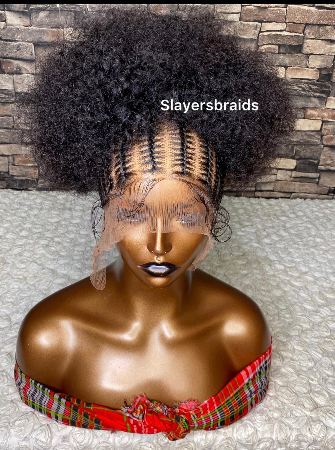 Human hair, protective style Afro Natural Wig -Dyah unit