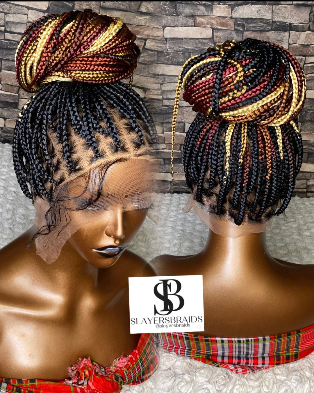 Knotless Braided Wig Protective style for black women -Shena