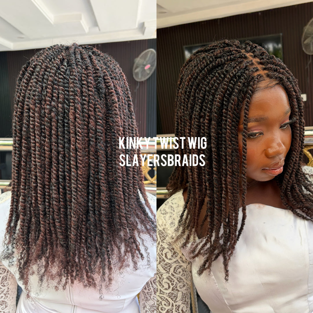Short Kinky dread Wig|Fast ship hair- Roxanne unit