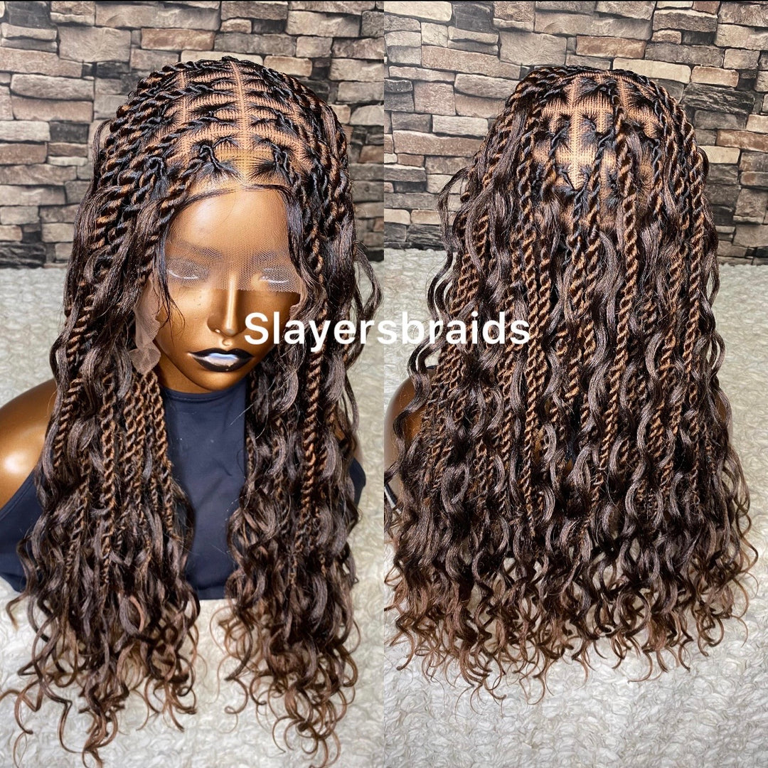 Ready to ship Fulllace Twist boho braids -Adenike (2)