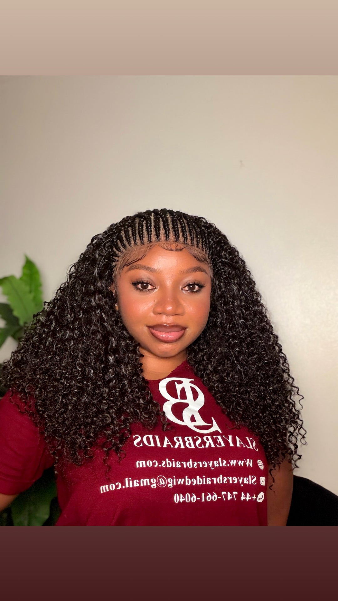 Protective style for black women, Lace front curly Wig -Sommy Unit