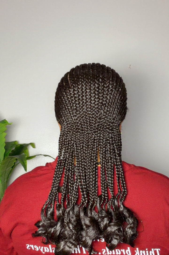 Protective Cornrow Braid: Fast delivery Wig:  Sisi