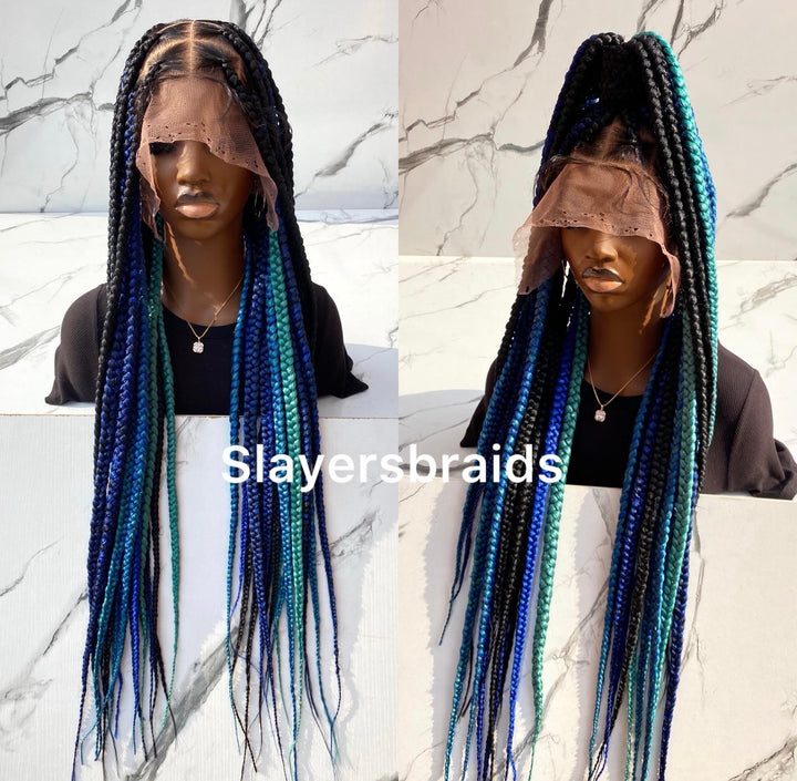 Natural Scalp Looking Wig For Protective Styling  -Alison unit