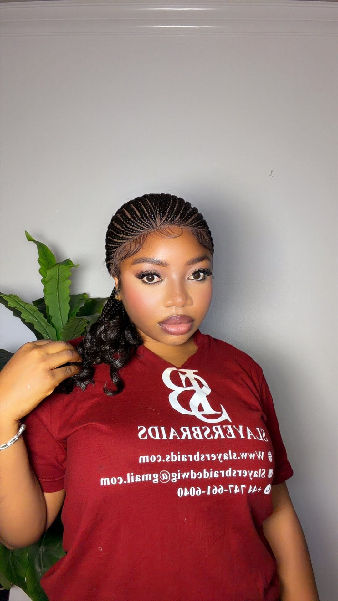 Protective Cornrow Braid: Fast delivery Wig:  Sisi