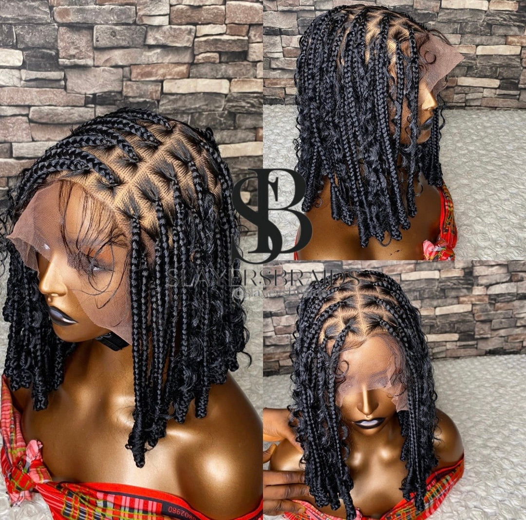 Pre-Braided Wig – Easy Install,Curly Hair-Bam 2
