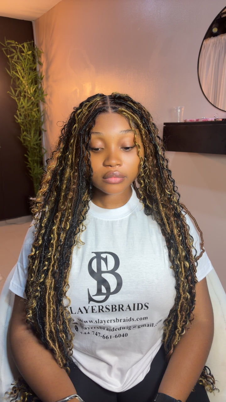 Dreadlock Wig For Black Women Faux Locs Wig -Nadine