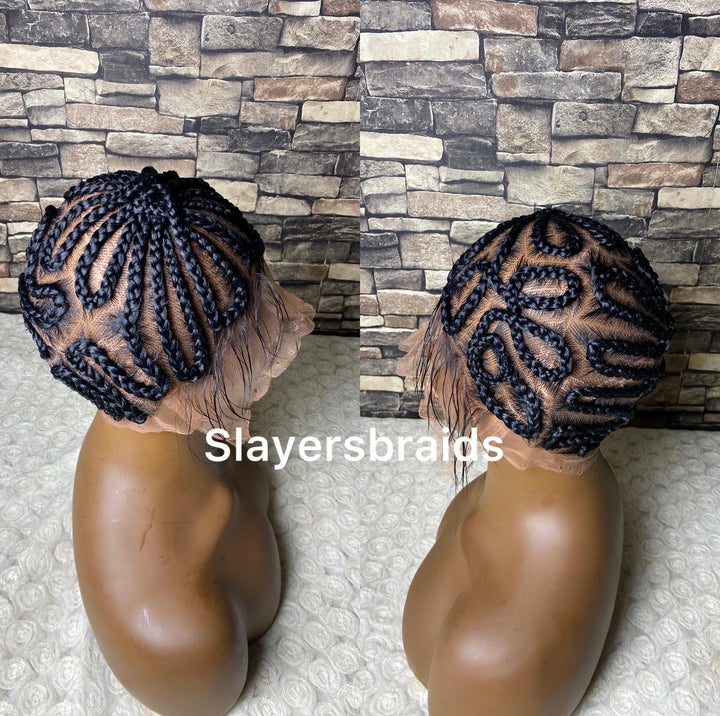 Custom Braids Natural scalp Beginner friendly wig -Baddie Unit