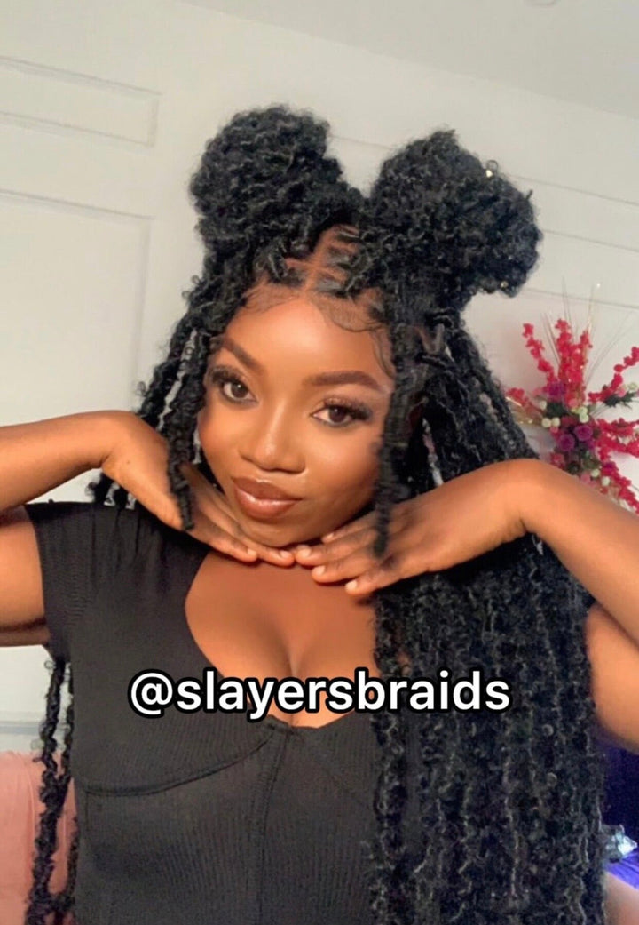 Butterfly locs Dreadlock Wig Fast Ship Distressed Loc hair -Kikiola