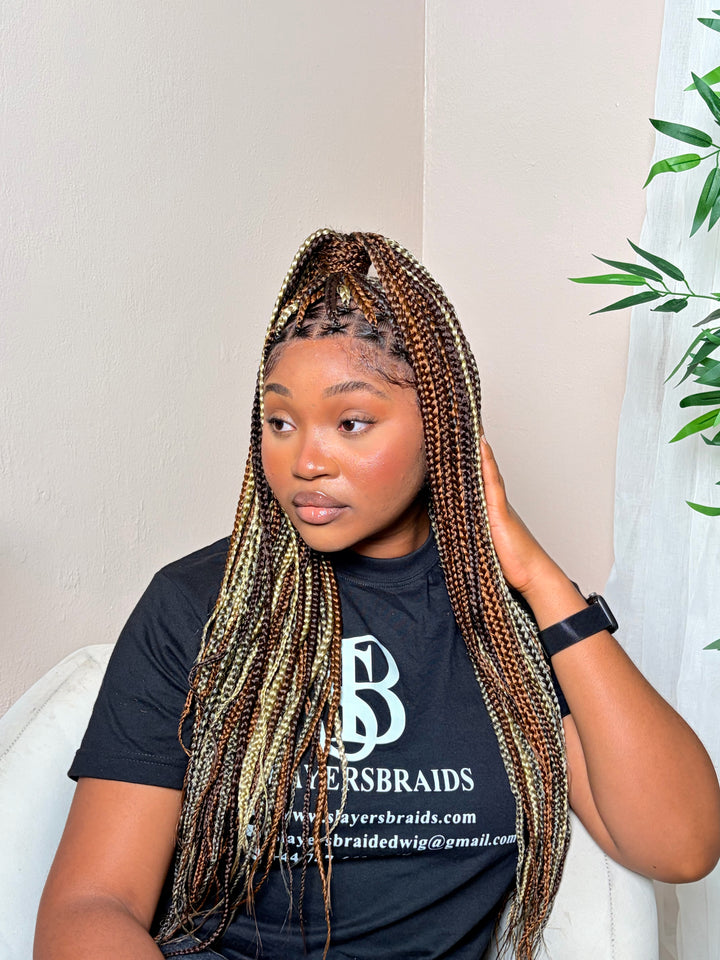 Luxury Knotless BraidWig Glueless Everyday Wear Wig -Mya Unit