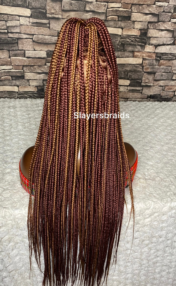 Fast Ship Braids Wig  Zero Tension Scalp Wig -Anwuli unit
