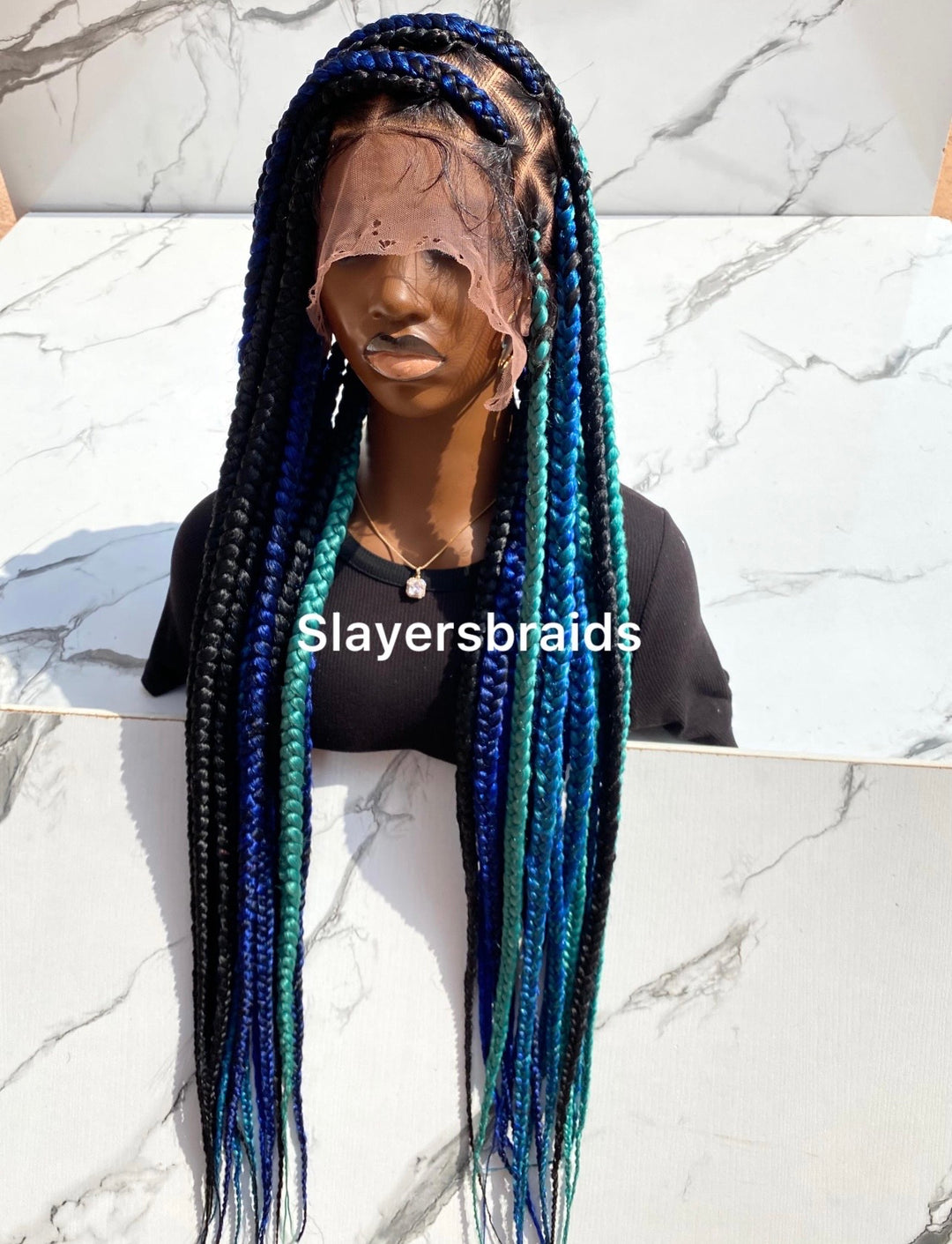 Natural Scalp Looking Wig For Protective Styling  -Alison unit