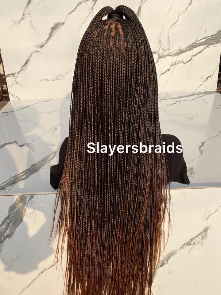 knotless Braids Wig For Black Women -Nessa unit