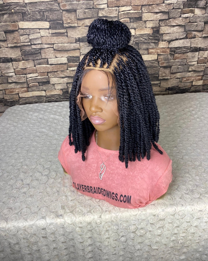 Knotless Braided Wig Kinky Twist Full Lace -Loren