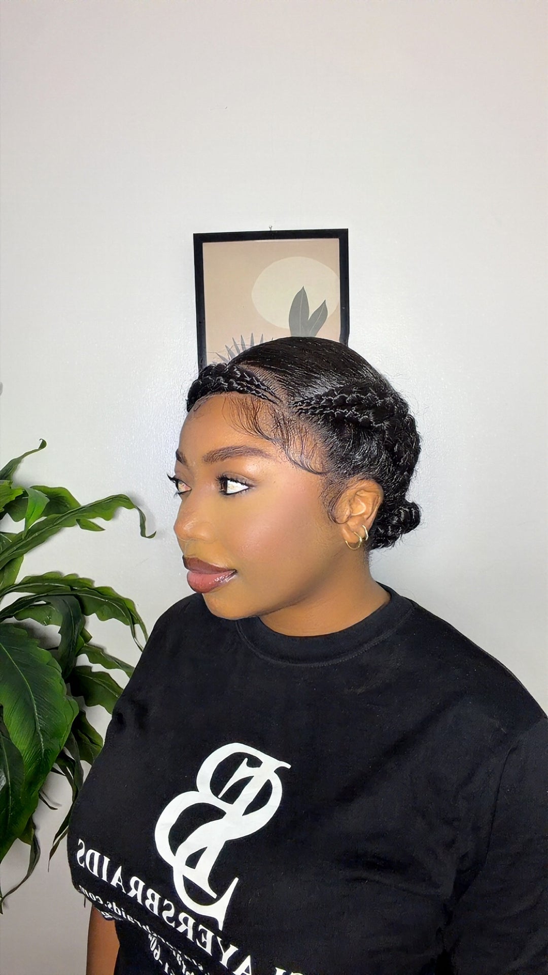 Glueless Cornrow Wig For Black Women - Summer unit
