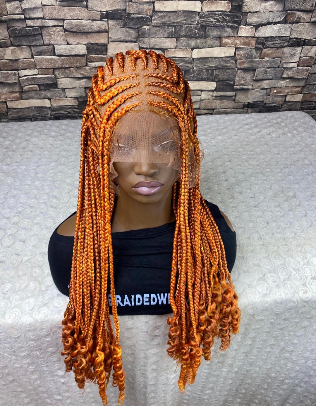 “Glueless Ginger wig for Black Women -Oroma
