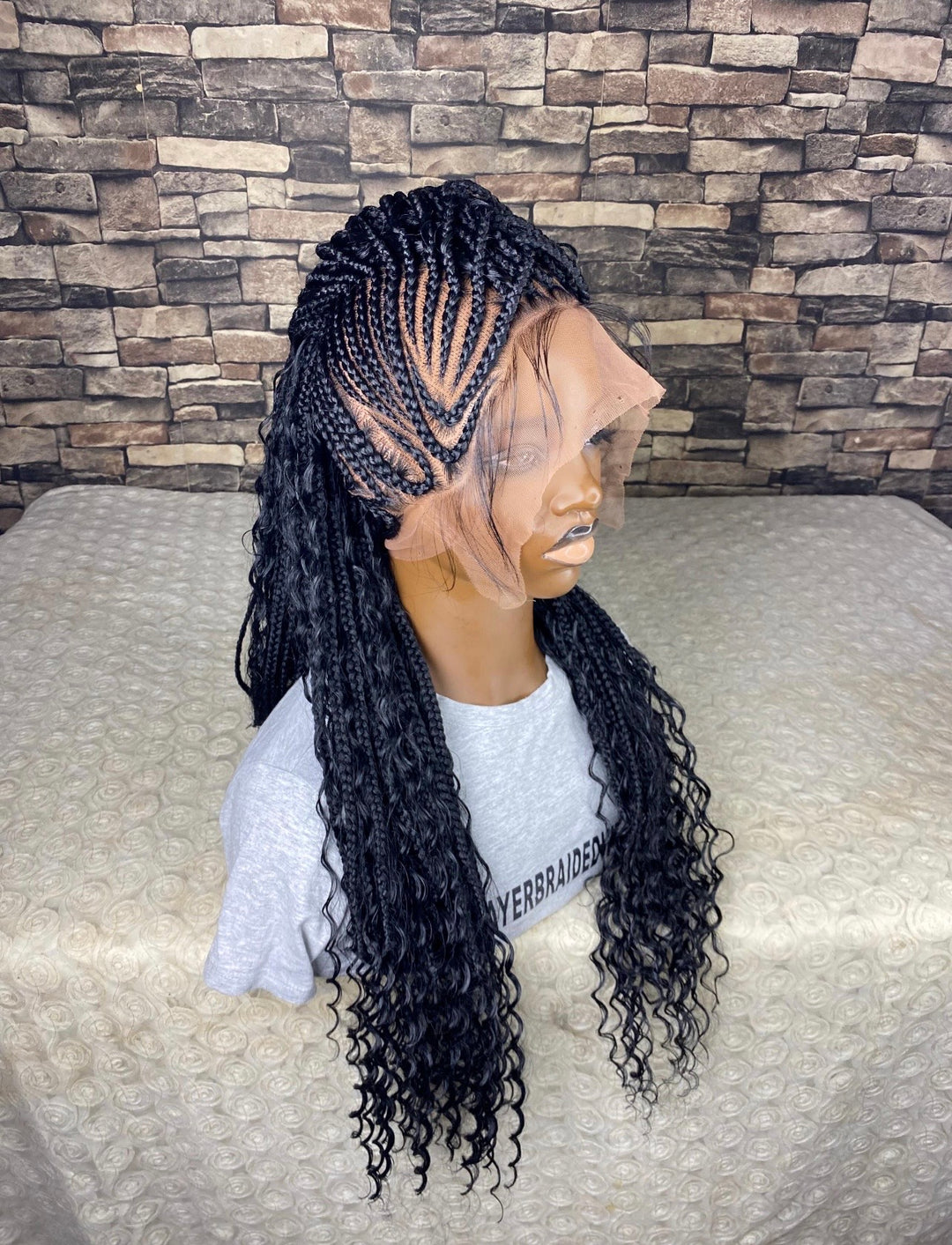 Mohawk BraidWig Pre Styled Time Saving,Everyday Wear  -Jazz
