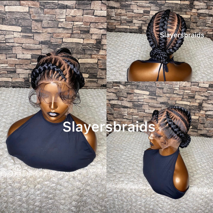 Luxury Cornrow Braided wig for Black women –Berkins Unit
