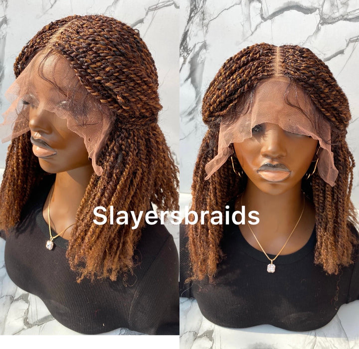 Mini Coco Twisted Wig Knotless Hair-Kamsi