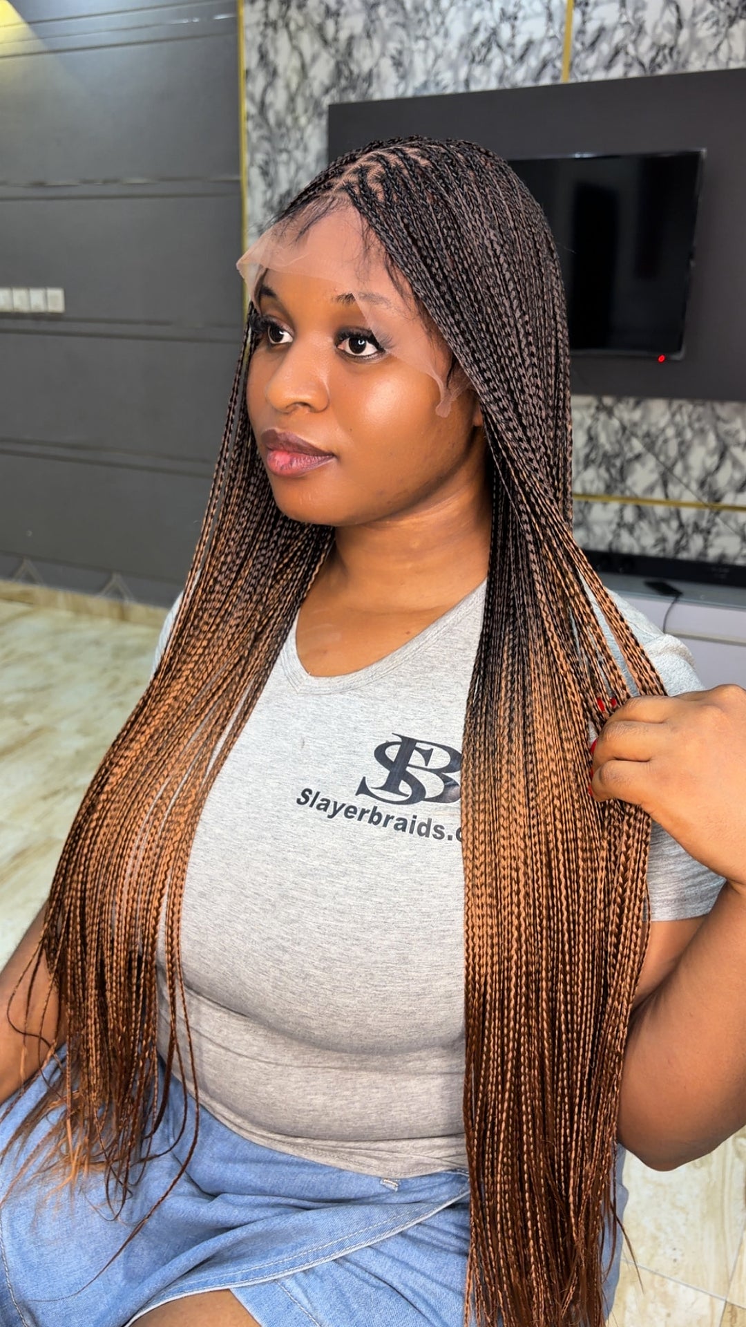 Knotless Braids Wigs For Black Women: Bora-