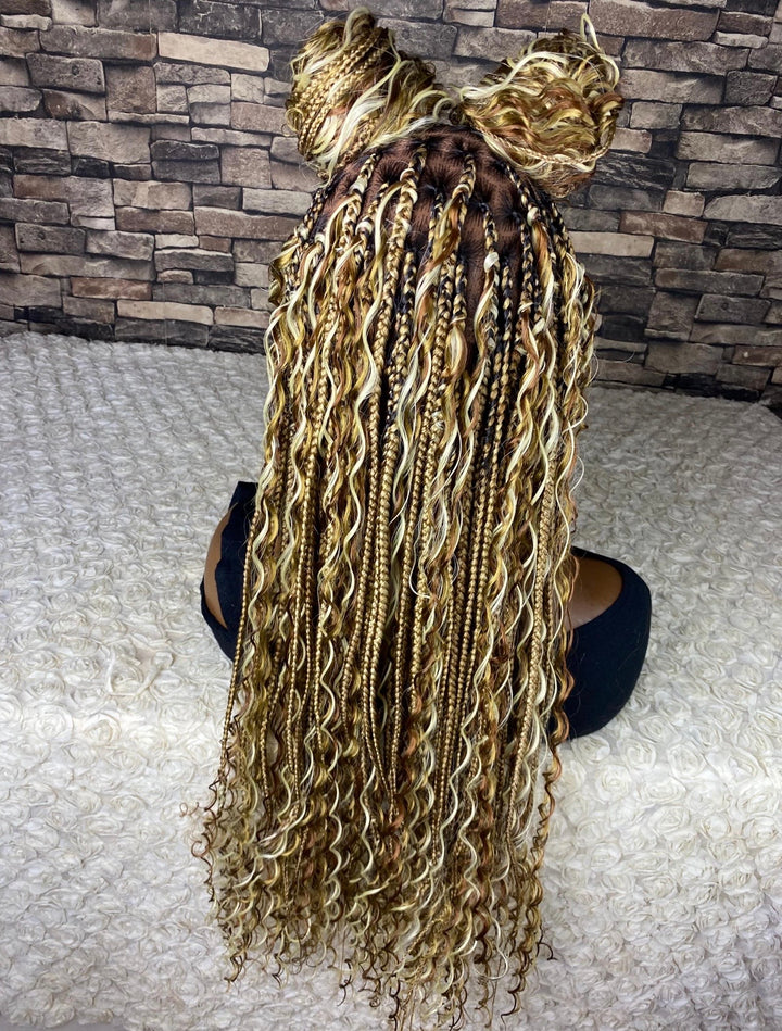Boho Knotless Wig Goddess Braid -Diana 