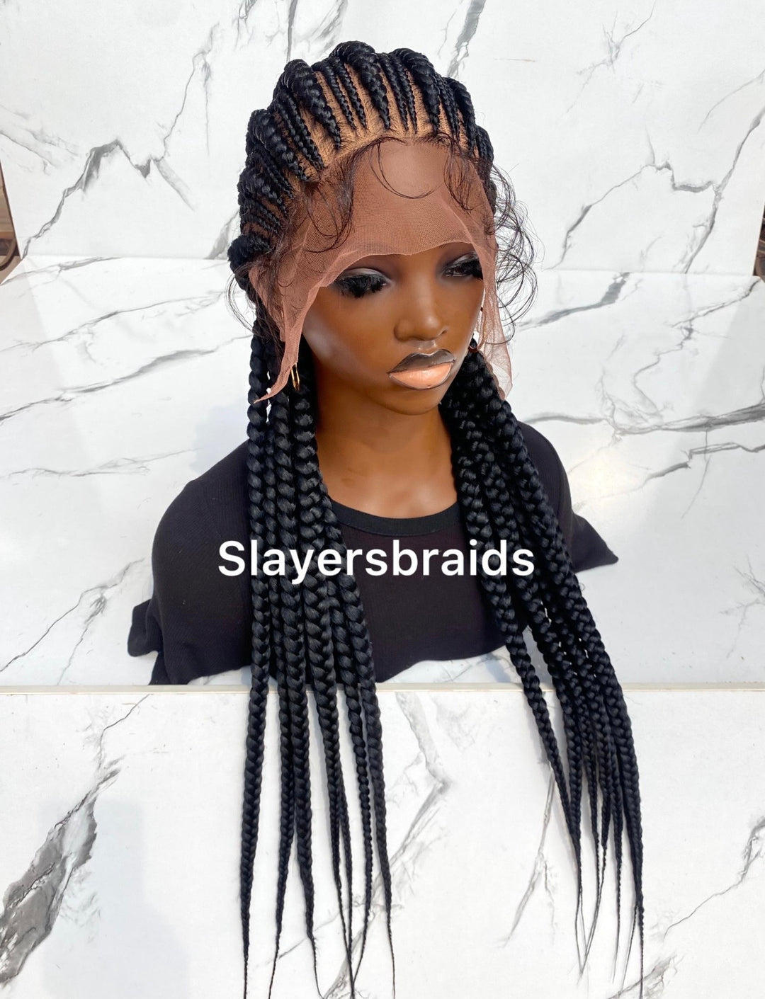 Luxury Cornrow Wig| Fulllace Allback Braids Fast Ship Hair -Koren