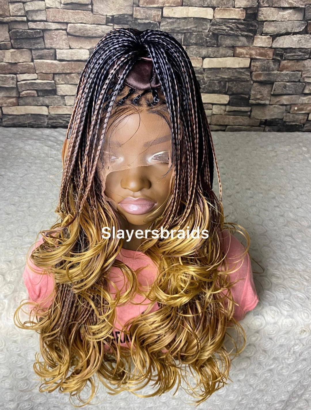 Italian Curls Ombre Knotless Wig - Debbie 