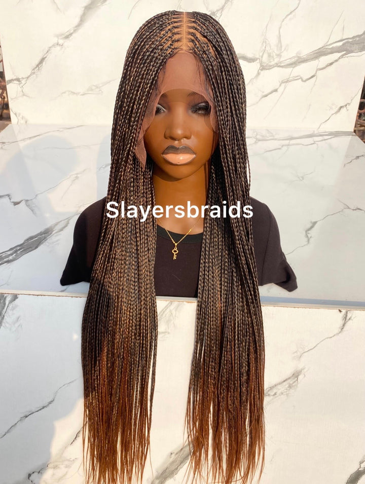 knotless Braids Wig For Black Women -Nessa unit