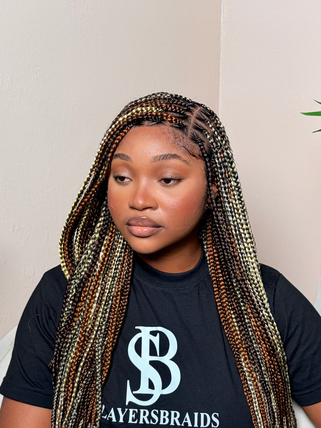 Luxury Knotless BraidWig Glueless Everyday Wear Wig -Mya Unit