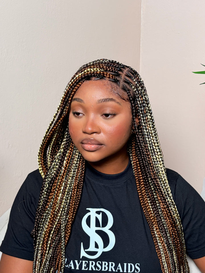 Luxury Knotless BraidWig Glueless Everyday Wear Wig -Mya Unit