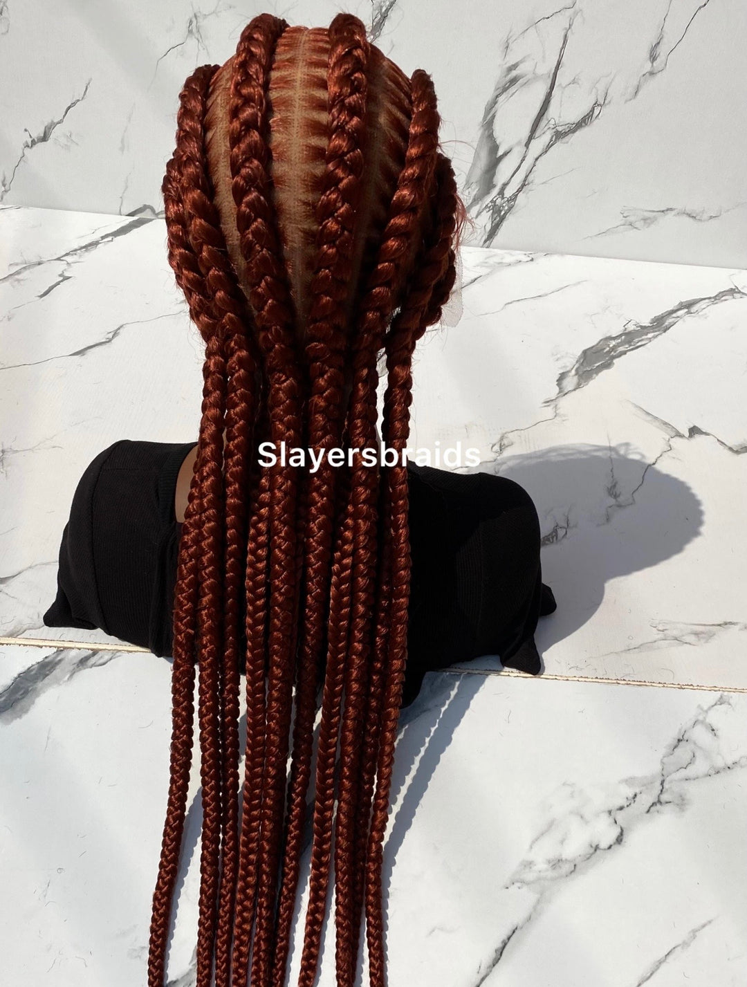 Boxbraid Cornrow Braided Wig -Sasha
