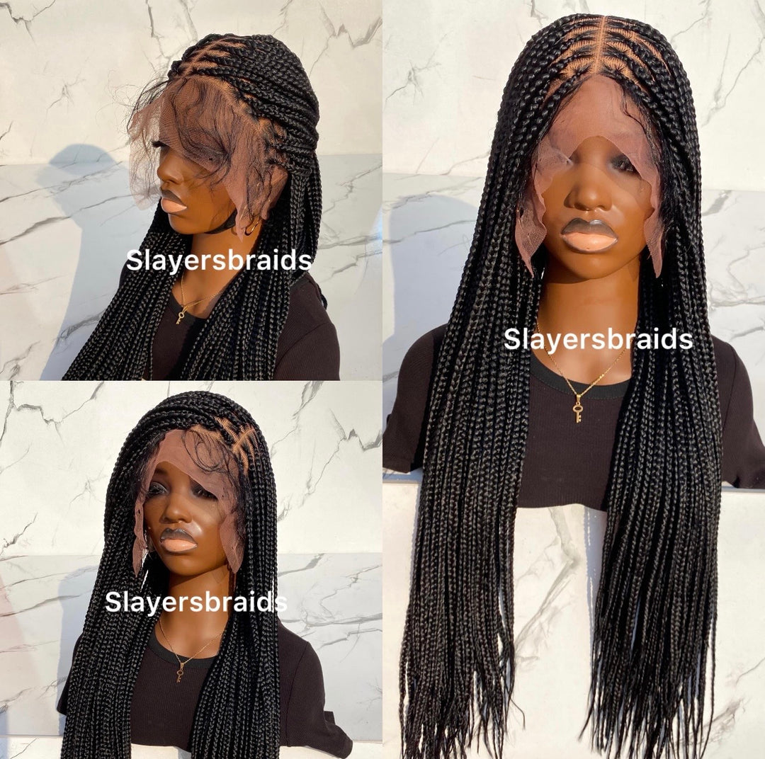 FastShip Wig|Glueless Natural Install Knotless Braid Hair -Zulum