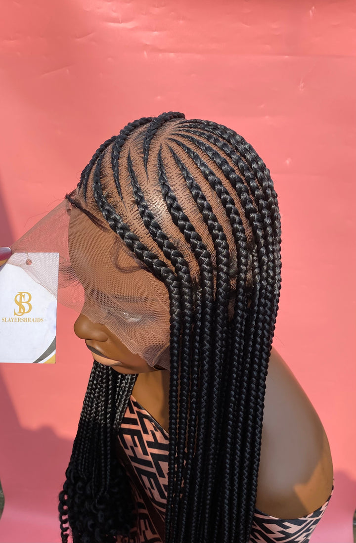 Fulani Cornrow Lemonade Braid -harida unit