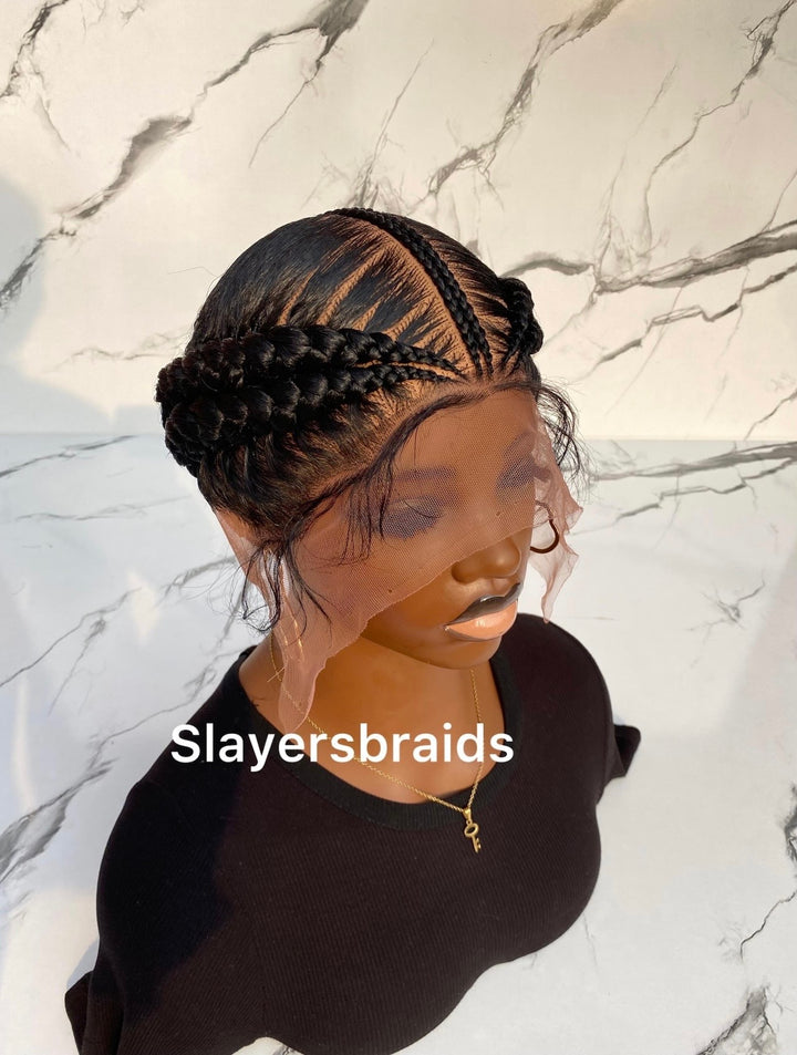 Ready to ship vacation hair Stitch cornrow style- Alena