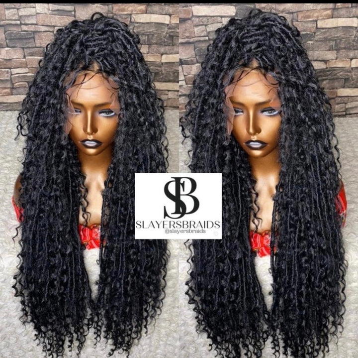 Faux Locs for black women Distressed BohoLocs -Ariel Unit