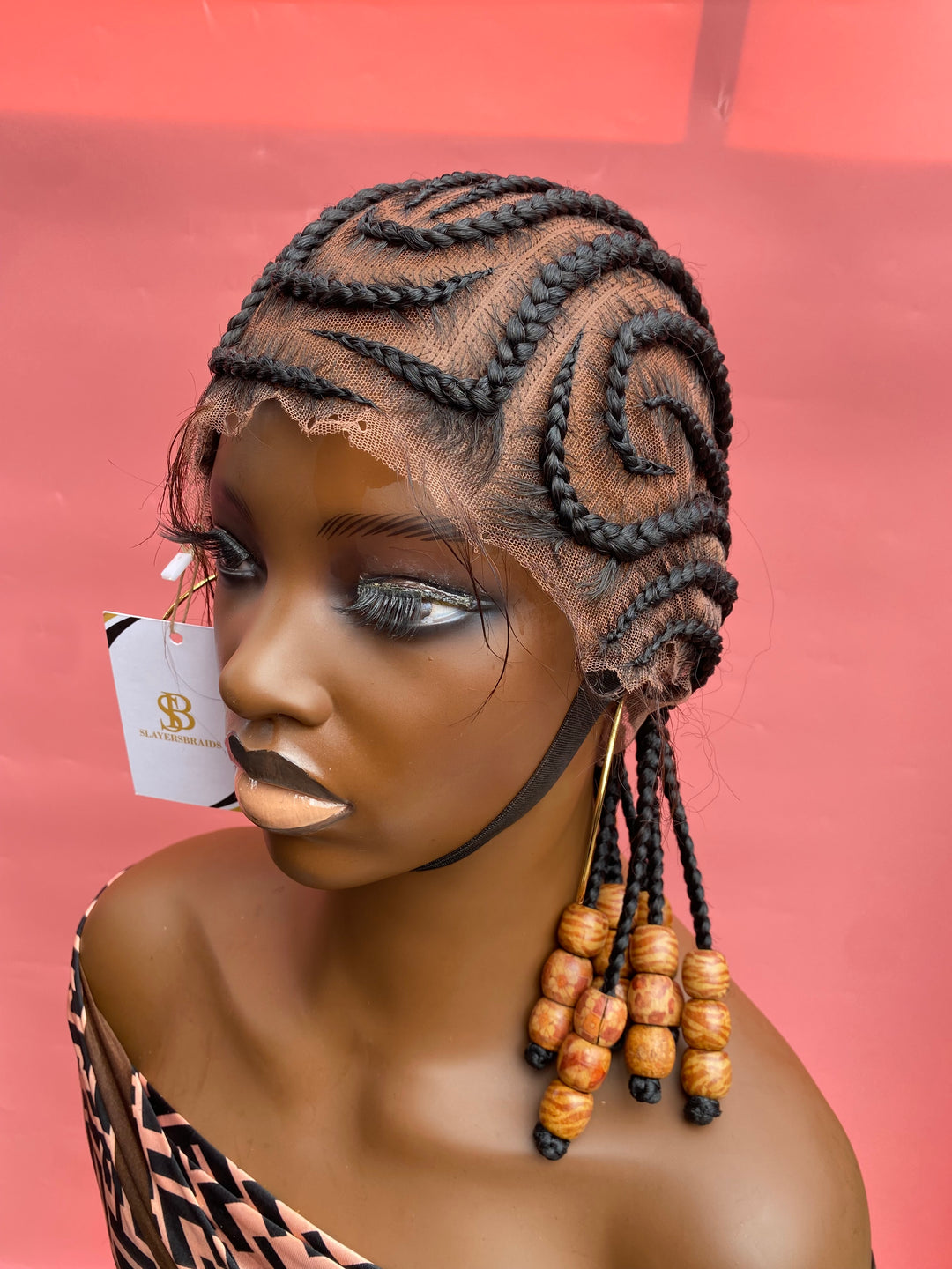 Fulani Tribal Bob Cornrows Wigs -Keys