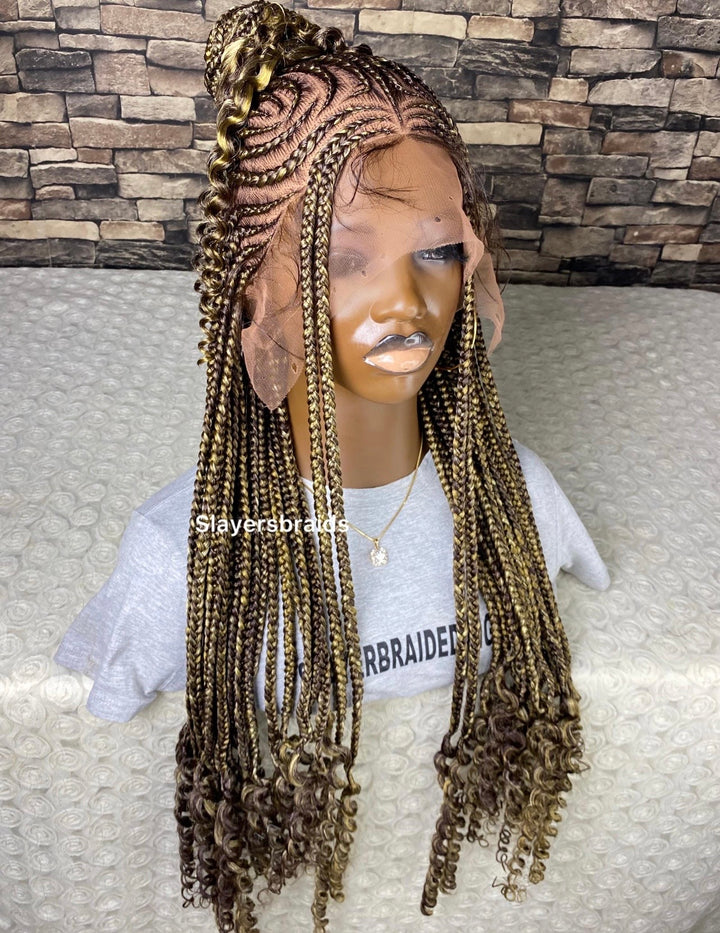 “Glueless Ginger wig for Black Women -Bosed