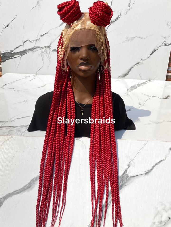 Custom Knotless braided wig lightweight  -Lacey