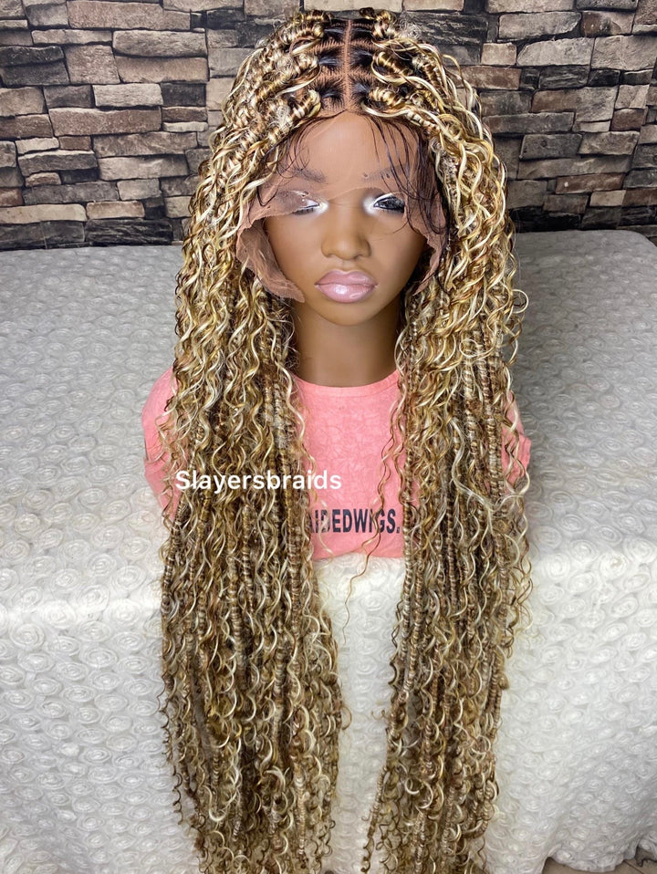Handmade Fauxlocs Wig for Black Queens MixedBlonde Wig Olivia