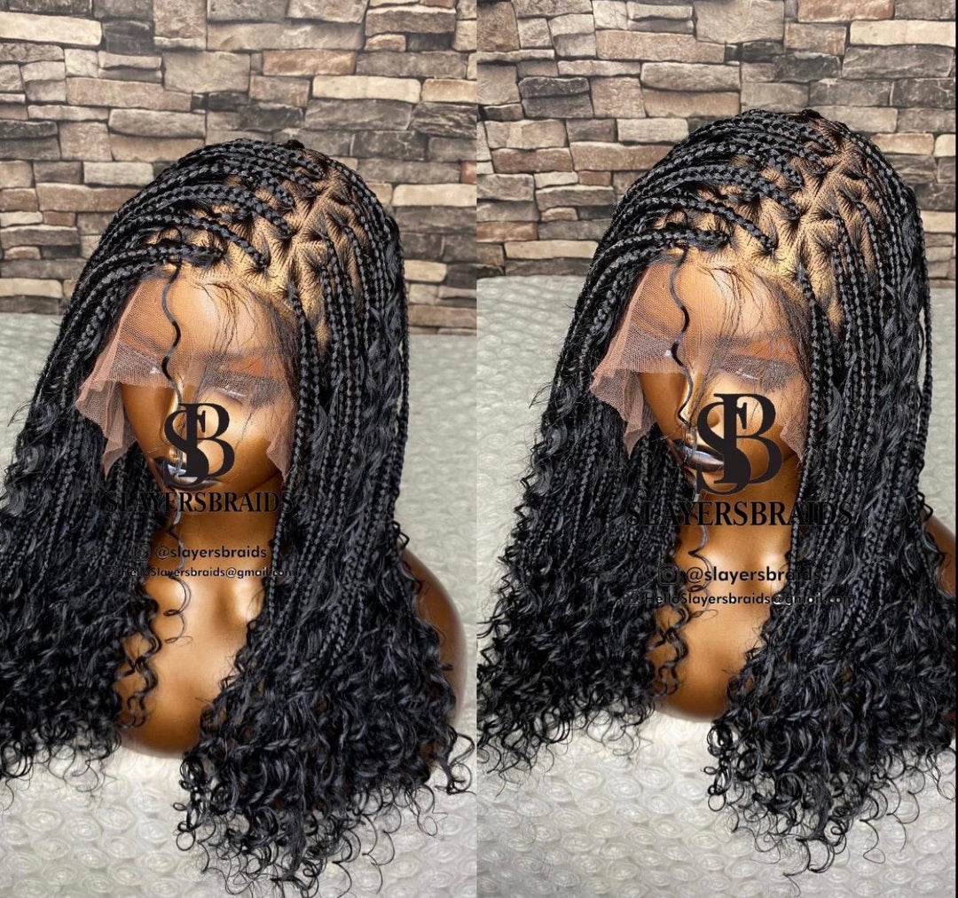 Triangle Knotless Goddess Braids -Diana 2