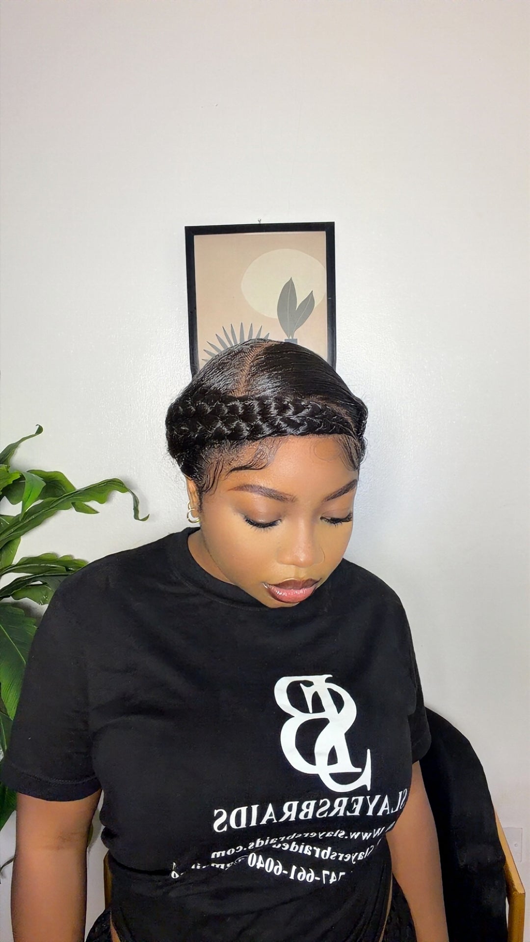 Glueless Cornrow Wig For Black Women - Summer unit