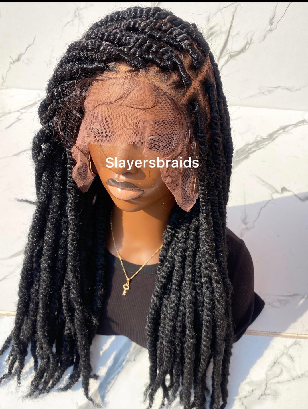 Marley Kinky Twist Dreadlock Wig -Baker
