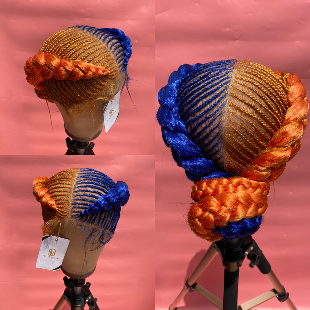 Ready to Ship Feedin Cornrow Braid: -Shawty