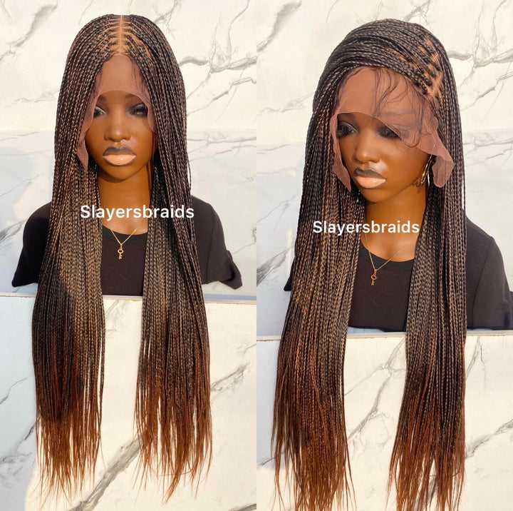knotless Braids Wig For Black Women -Nessa unit