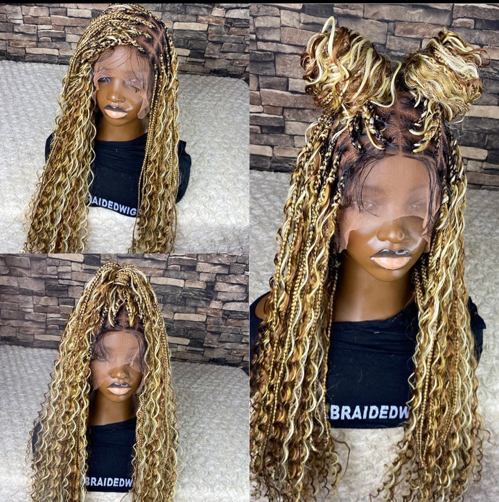 Boho Knotless Wig Goddess Braid -Diana 