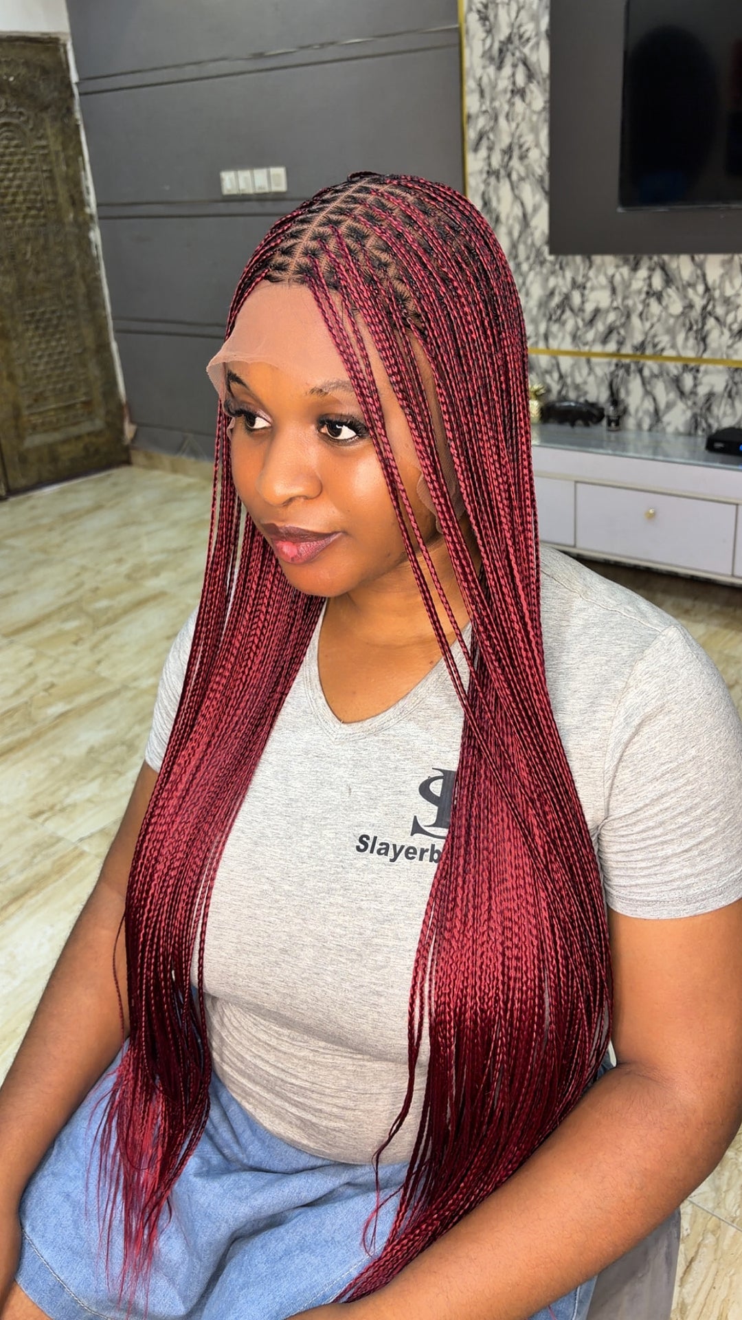 Glueless Knotless Black Women Hairstyle: Bora-