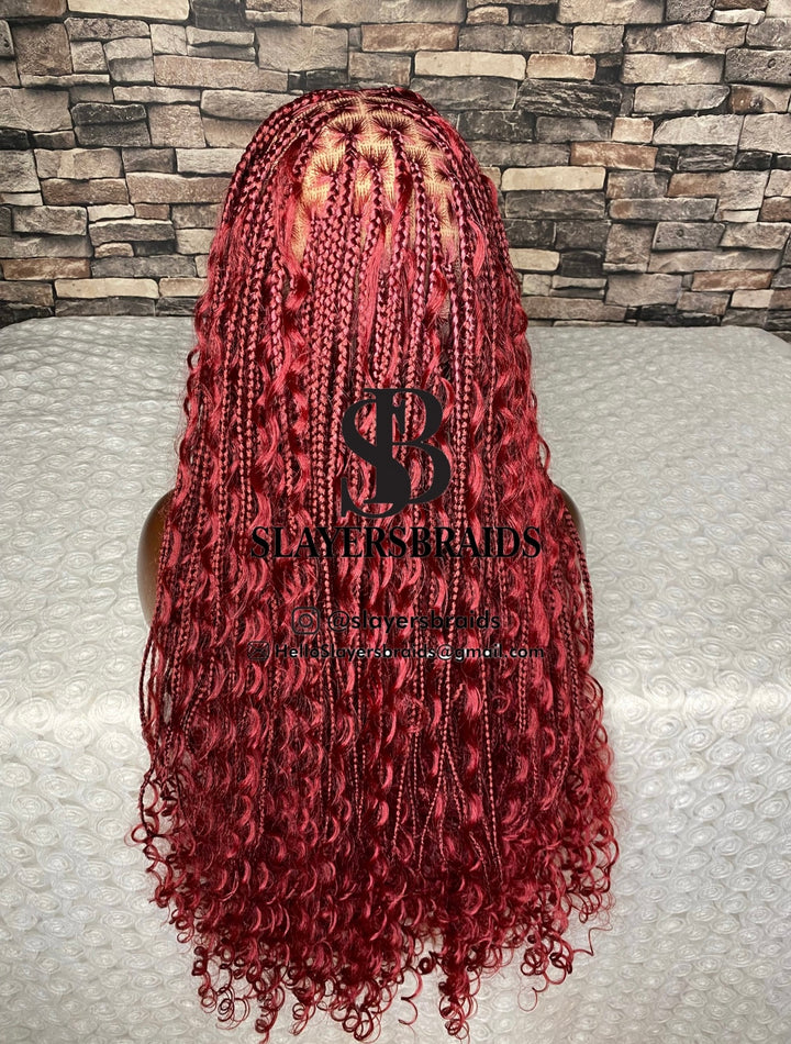 Boho Knotless Wig ,No Glue Install Braid, Beginner Friendly -Diana 
