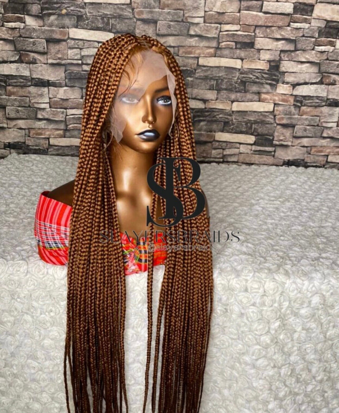 BoxBraid Wig|Time Saving Glueless Braid|luxury handmade Wig-Nanette