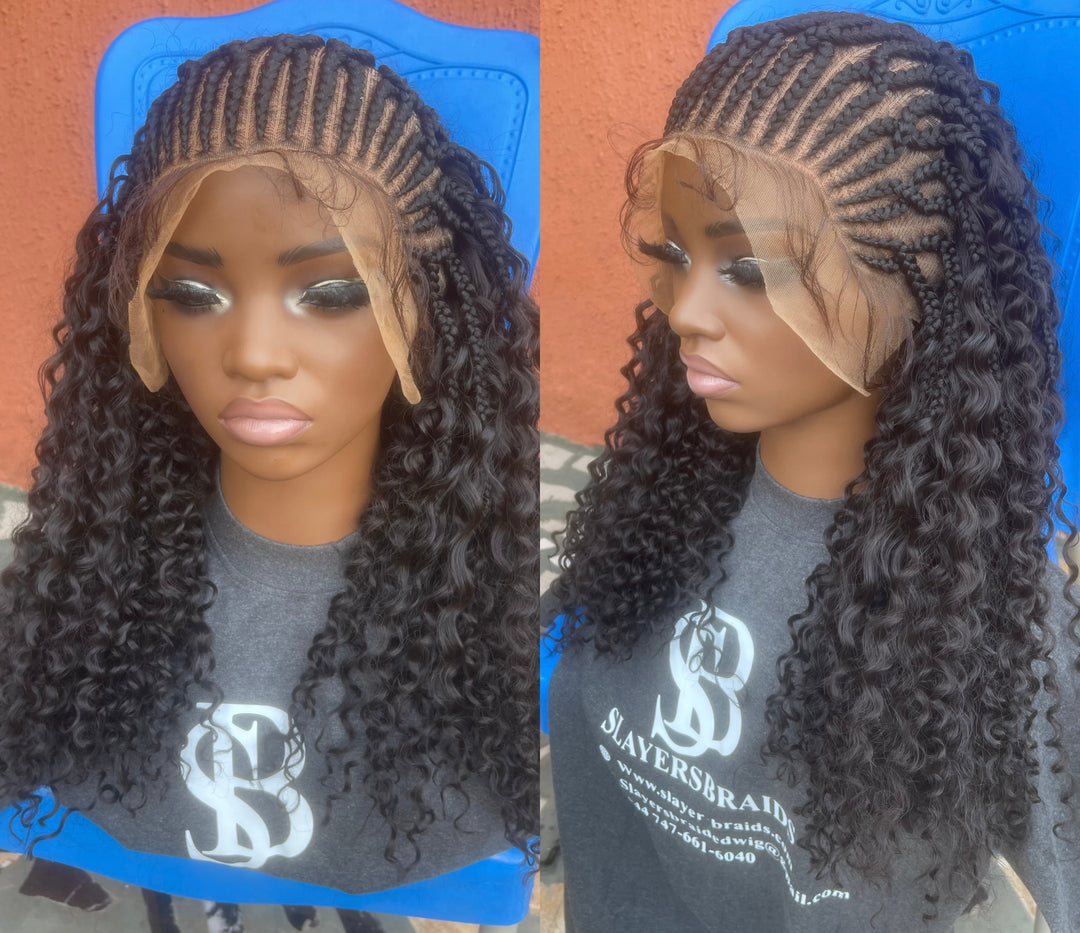 Protective style for black women, Lace front curly Wig -Sommy Unit