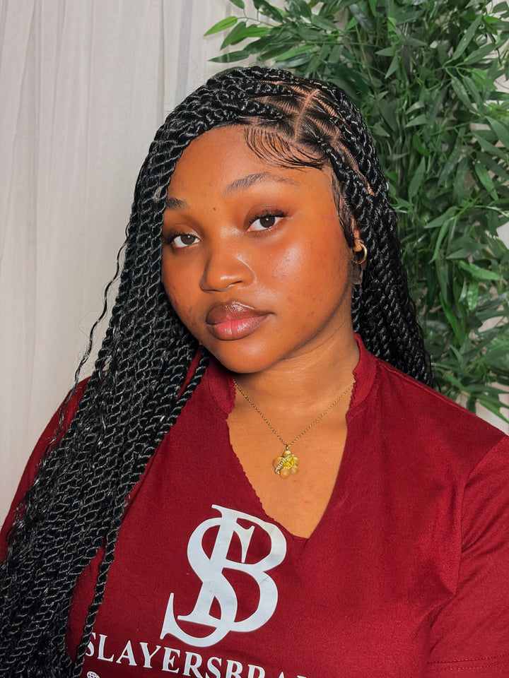 Knotless Twist Braid,Easy Install, Ships USA UK Australia” -Kara Unit