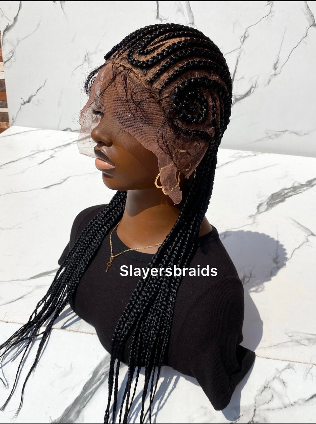 Flawless cornrow wig Free Ship US Uk Wig -Anna